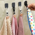 Drill-Free Towel Clip - Portable Metal Storage Hook - product image 2