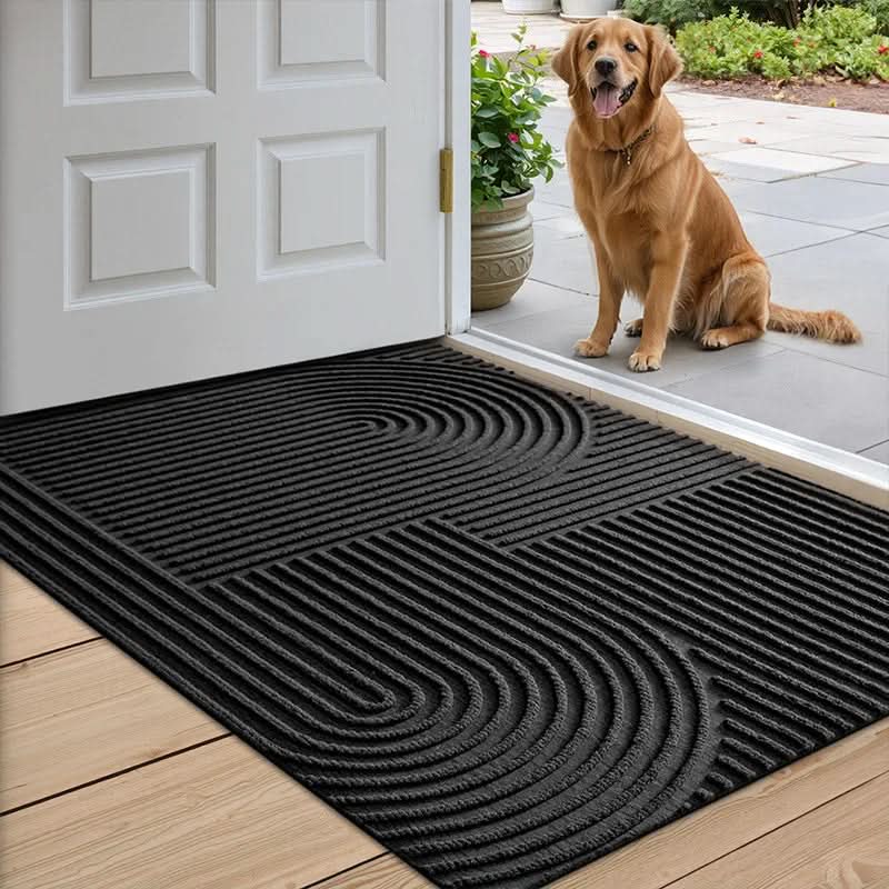 Absorbent Floor Mat with washable flowing-line design — product image 3