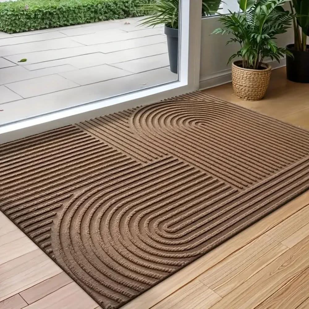 Absorbent Floor Mat with washable flowing-line design — product image 7