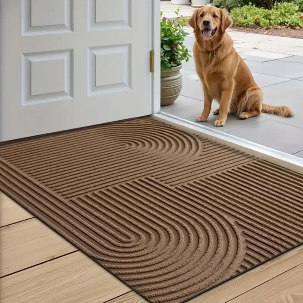 Absorbent Floor Mat with washable flowing-line design — product image 8
