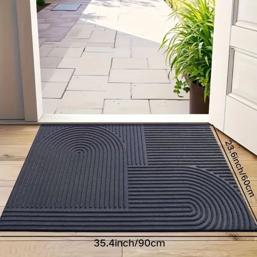 Absorbent Floor Mat with washable flowing-line design — product image 10