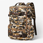 Canvas backpack with 46 by 30 by 17 cm dimensions
