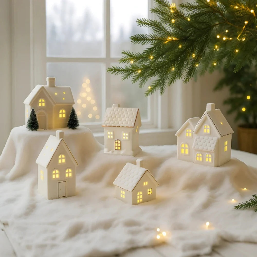 Ceramic Village Light shown in product gallery view 4