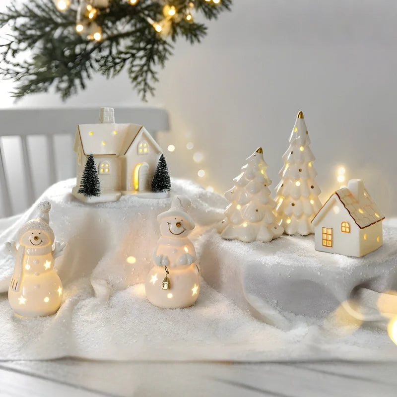 Ceramic Village Light shown in product gallery view 5