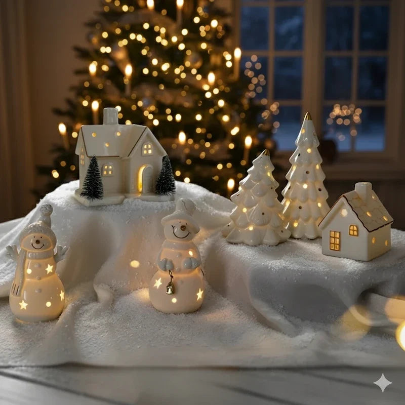 Ceramic Village Light shown in product gallery view 6