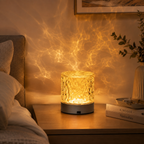Water Ripple Night Light – 16 Color RGB Projection Lamp with Remote
