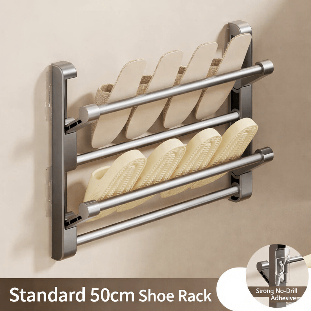 Wall-Mounted Shoe Rack - Drainage Storage Organizer - product image 7