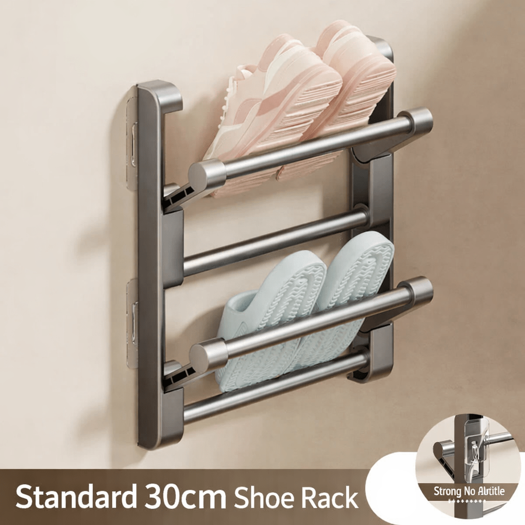 Wall-Mounted Shoe Rack - Drainage Storage Organizer - product image 8
