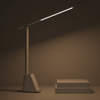 LED Desk Lamp | Foldable Rechargeable Design, Gray or White — product image 8