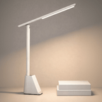 LED Desk Lamp | Foldable Rechargeable Design, Gray or White — product image 7