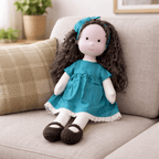 Handmade Waldorf-Style Doll | Cotton Body, Soft Construction, Multicolor Finish 30