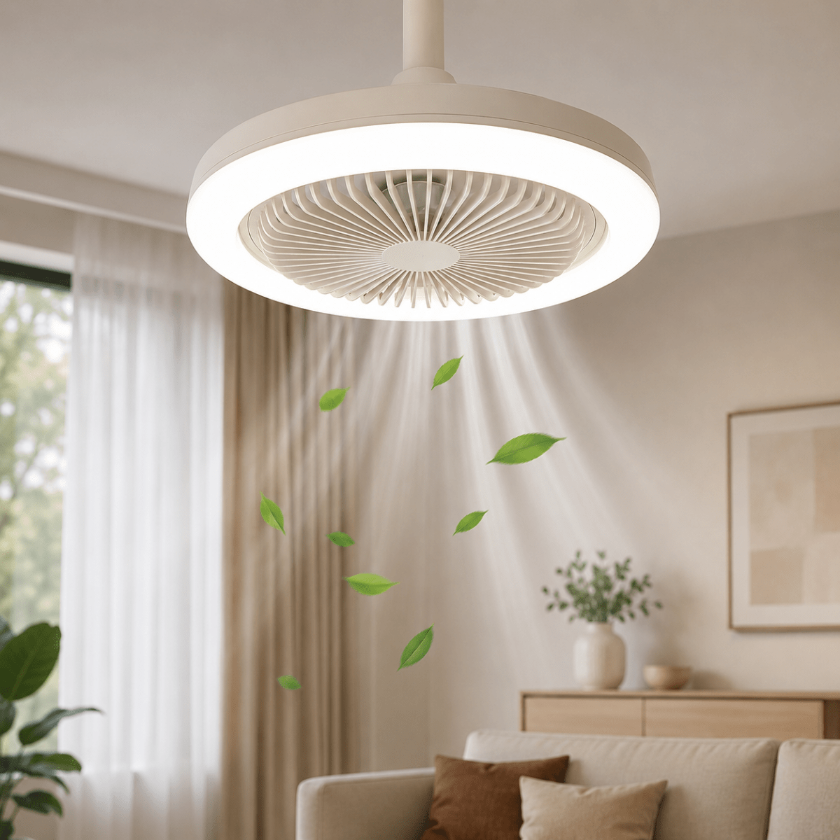Ceiling Fan Light | Remote-Controlled Socket Fixture - Ceiling Fan product view 1