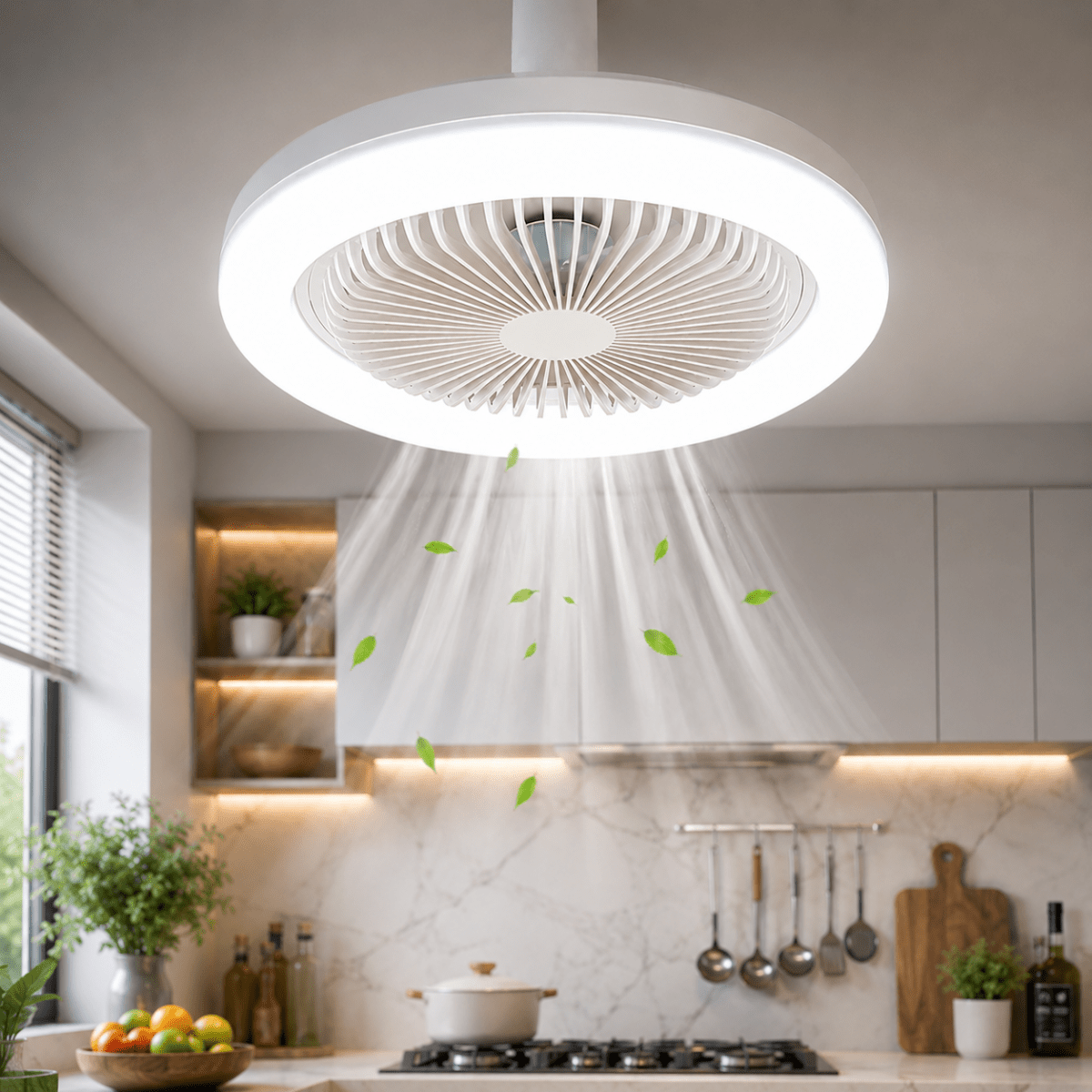 Ceiling Fan Light | Remote-Controlled Socket Fixture - Ceiling Fan product view 2
