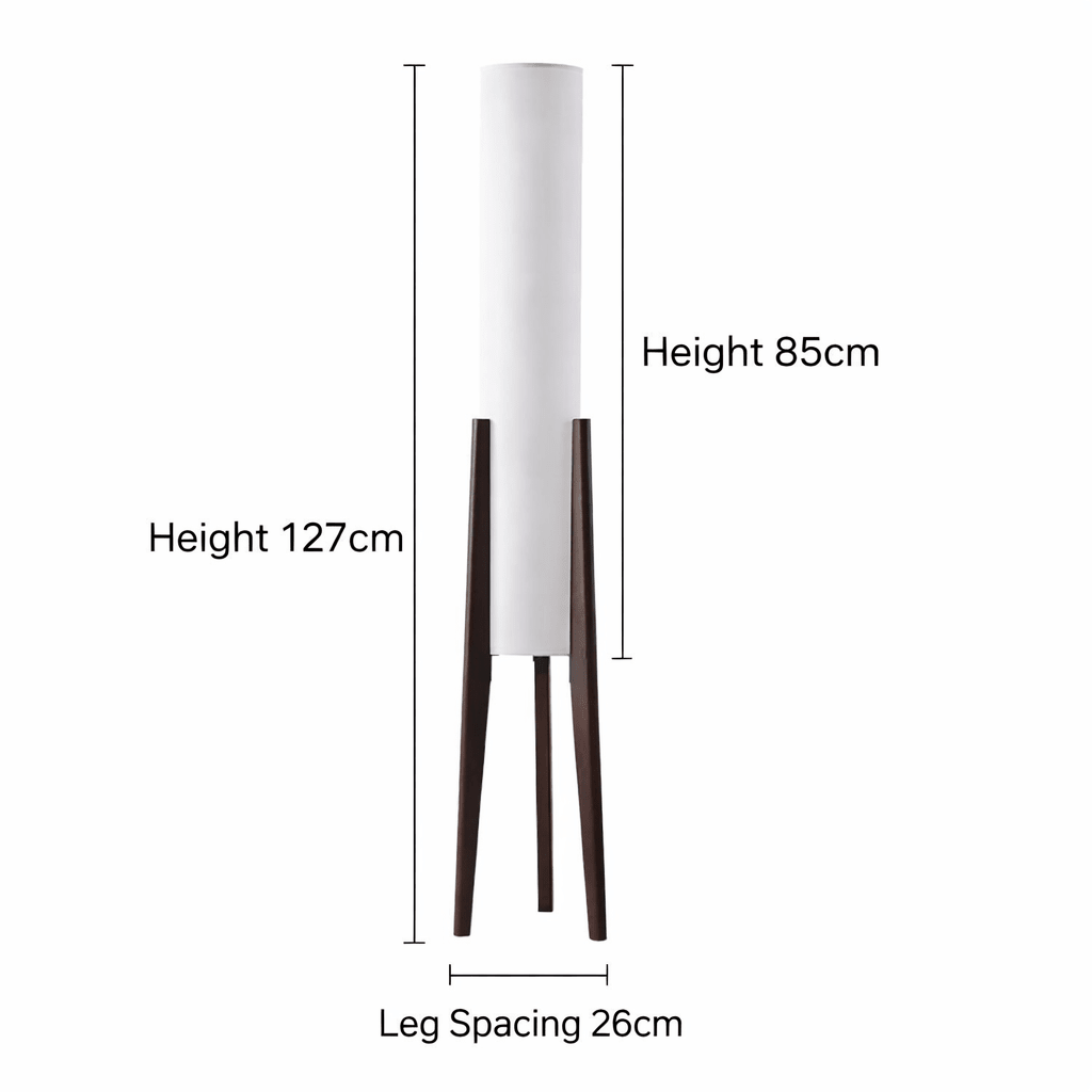 Floor Lamp | Walnut Wood Frame, Dimmable LED — product image 5