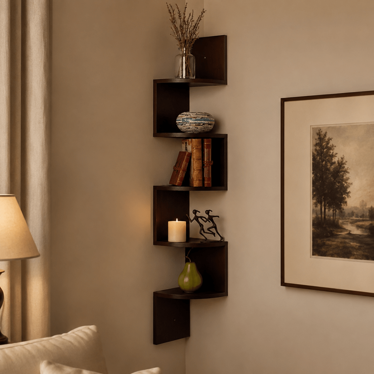 Corner Wall Shelf shown in product gallery view 3 with visible design details.