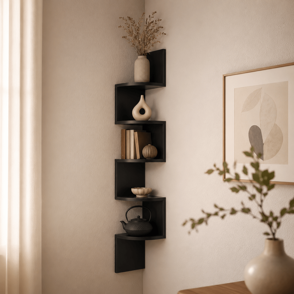 Corner Wall Shelf shown in product gallery view 4 with visible design details.
