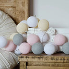 Cotton Ball String Lights shown in product gallery view 31