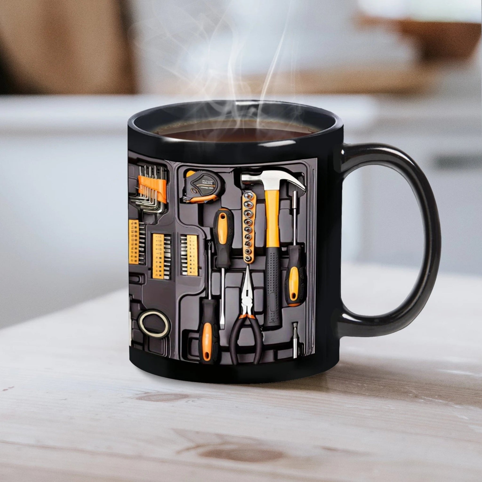 CraftMaster Tool Box Mug | Ceramic Workshop Cup For Makers And DIY Fans image 1