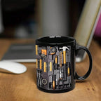 CraftMaster Tool Box Mug | Ceramic Workshop Cup For Makers And DIY Fans image 4