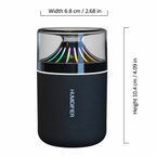 Cup humidifier diagram showing a 6.8 cm width and 10.4 cm height