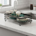 Foldable Dish Rack with stainless steel countertop storage — product image 1