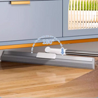 Dual Action Floor Squeegee | TPE Brush And Rubber Blade Cleaning Tool image 4