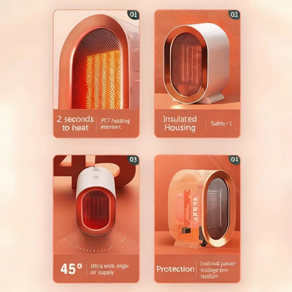 Electric Heater shown in product gallery view 6 with visible design details.
