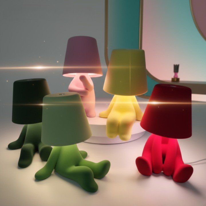 Human-Shaped LED Lamp - Rechargeable Accent Light - product image 3