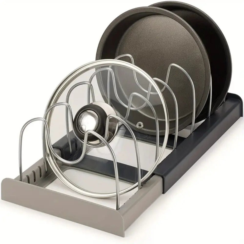 Kitchen Cabinet Organizer - Adjustable Metal Divider Rack - product image 7