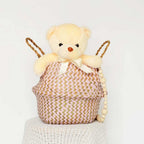 Willow Storage Basket - Foldable Boho Plant Cover - product image 4