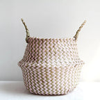 Willow Storage Basket - Foldable Boho Plant Cover - product image 7