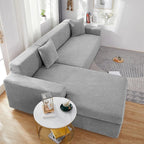 L-Shaped Sofa Cover | Tailored Polyester, Six Colors — product image 2