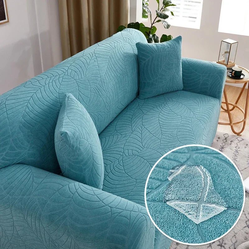 L-Shaped Sofa Cover | Tailored Polyester, Six Colors — product image 7