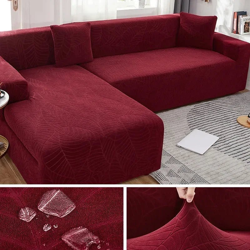 L-Shaped Sofa Cover | Tailored Polyester, Six Colors — product image 10