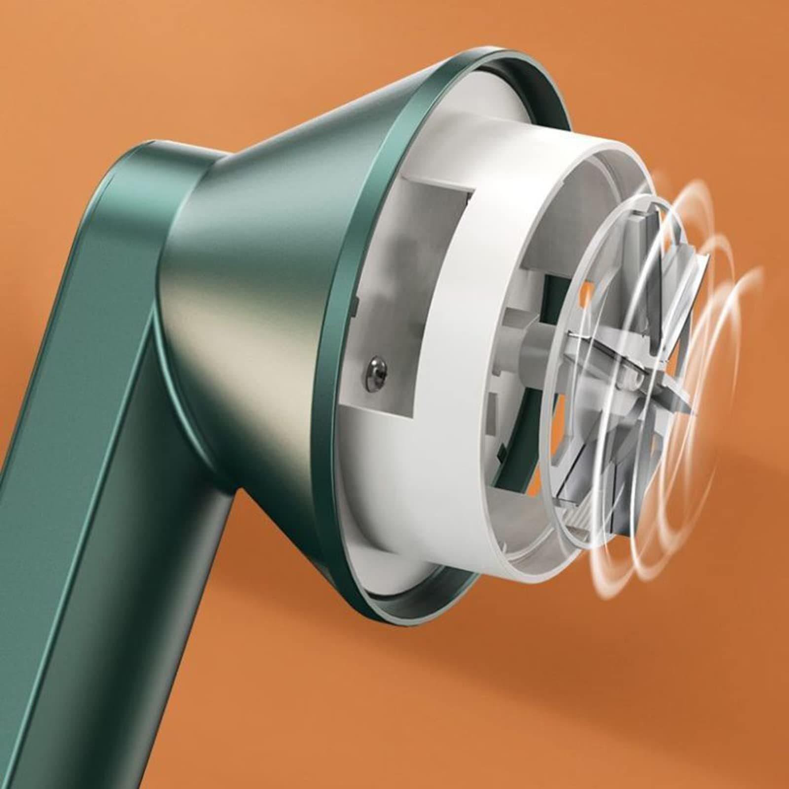 Fabric shaver illustrated with the cutting head components separated