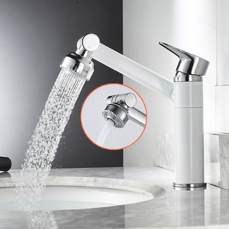 Faucet Extender | Flexible 360 Degree Rotation, Dual Spray, Chrome Finish — product image 4