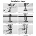 Faucet Extender | Flexible 360 Degree Rotation, Dual Spray, Chrome Finish — product image 7