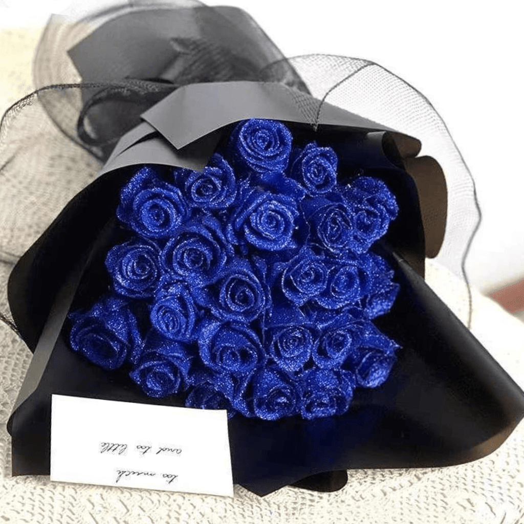 Glitter Rose Decoration with long-lasting floral accent — product image 5