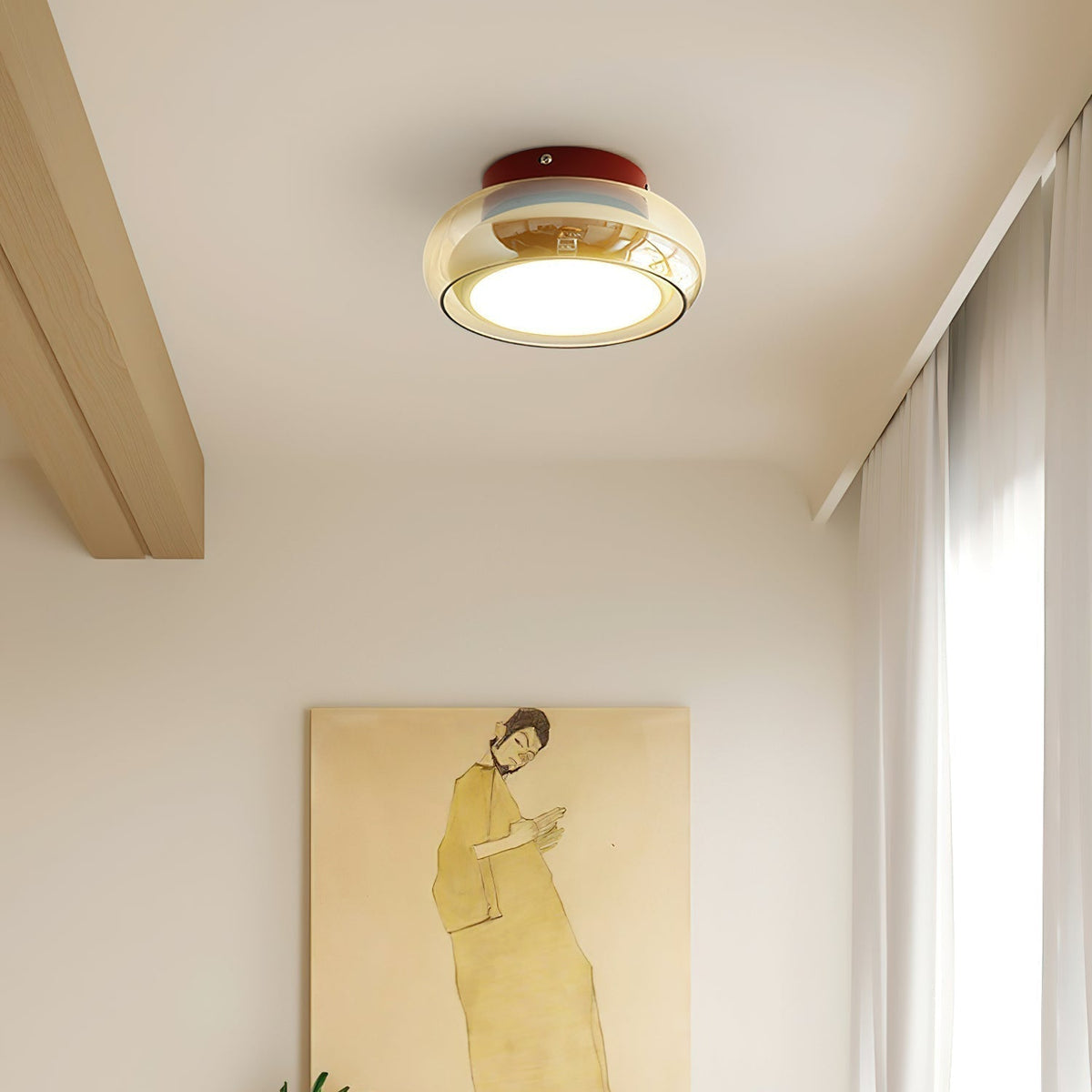 Flush Mount Ceiling Light shown in product gallery view 3