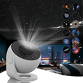 Galaxy projector with 13 interchangeable HD projection discs, hero view.