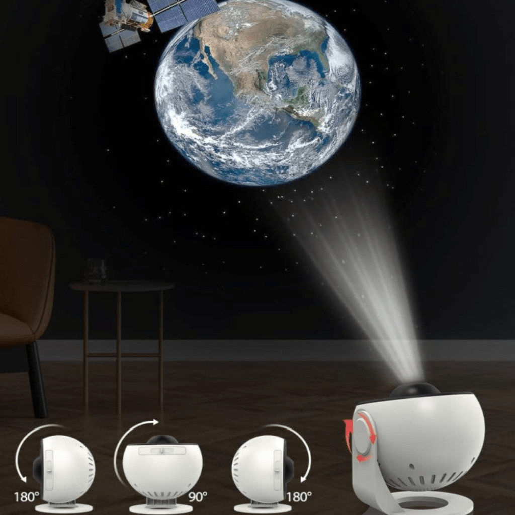Galaxy projector with 13 interchangeable HD projection discs, product detail 2.