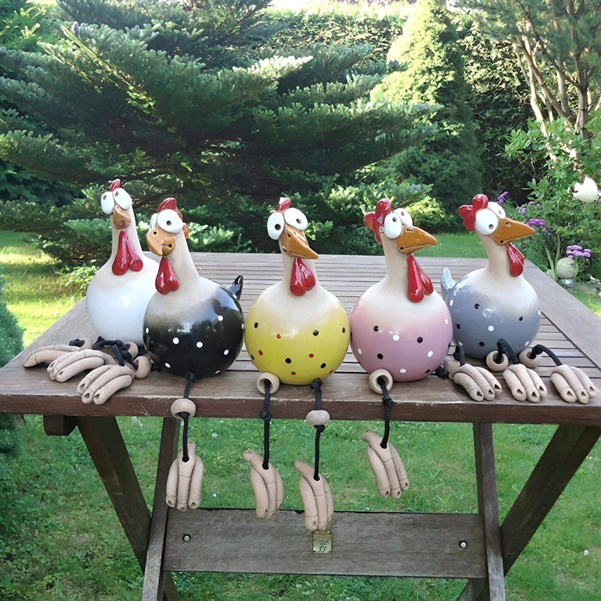 Garden Chicken Statue shown in product gallery view 2 with visible design details.
