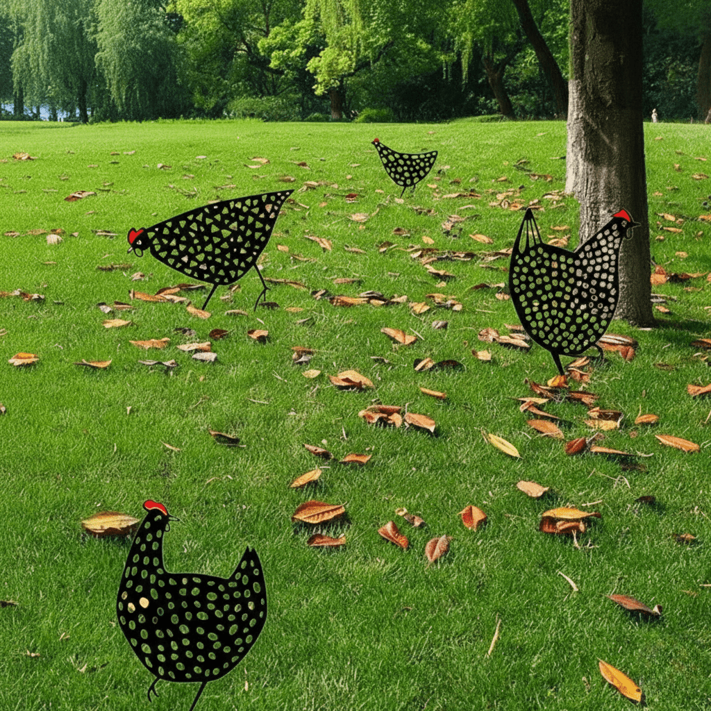 Garden Chicken Statue shown in product gallery view 3 with visible design details.