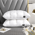 Goose down pillow with a soft breathable finish, hero view.