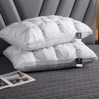 Goose down pillow with a soft breathable finish, product detail 2.