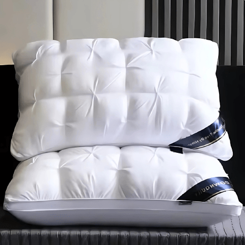 Goose down pillow with a soft breathable finish, product detail 3.