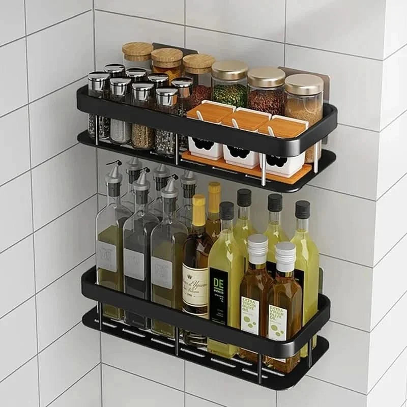 Adhesive Shower Shelf with drill-free bathroom storage — product image 1
