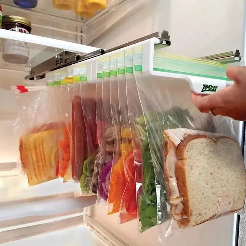 Refrigerator Drawer Organizer - Space-Saving Food Storage Rack - product image 4