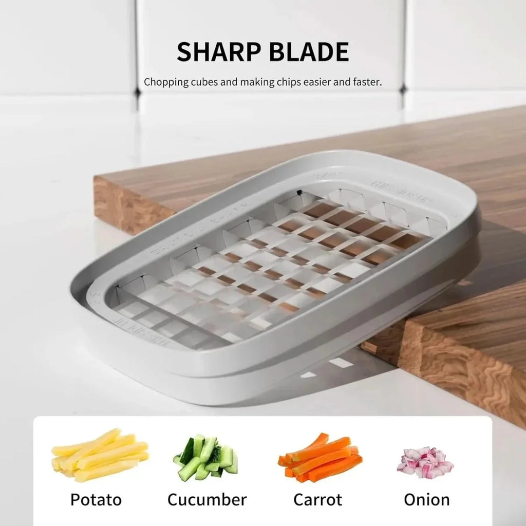 Vegetable Chopper | Manual Stainless Steel Cutter - Vegetable Cutter product view 4