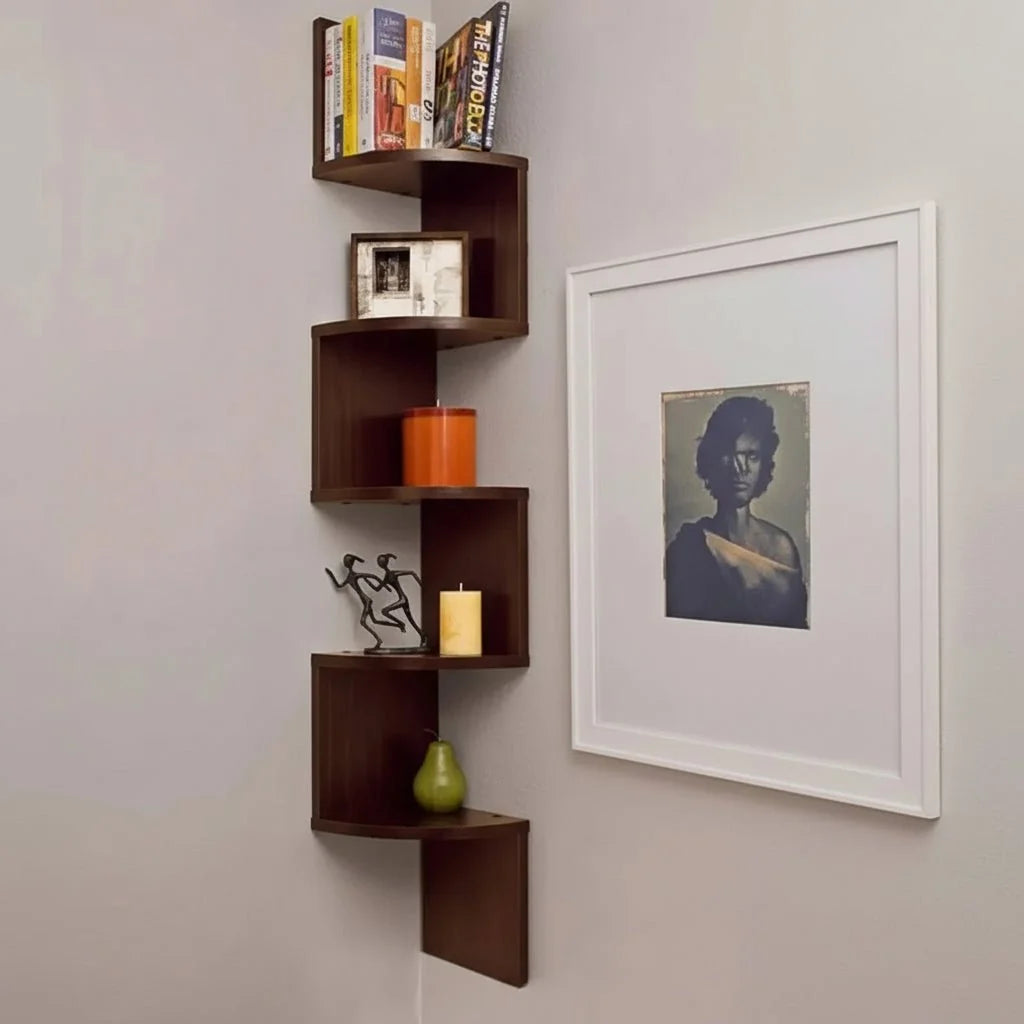 Corner Wall Shelf - Multi-Tier Space-Saving Storage - product image 3